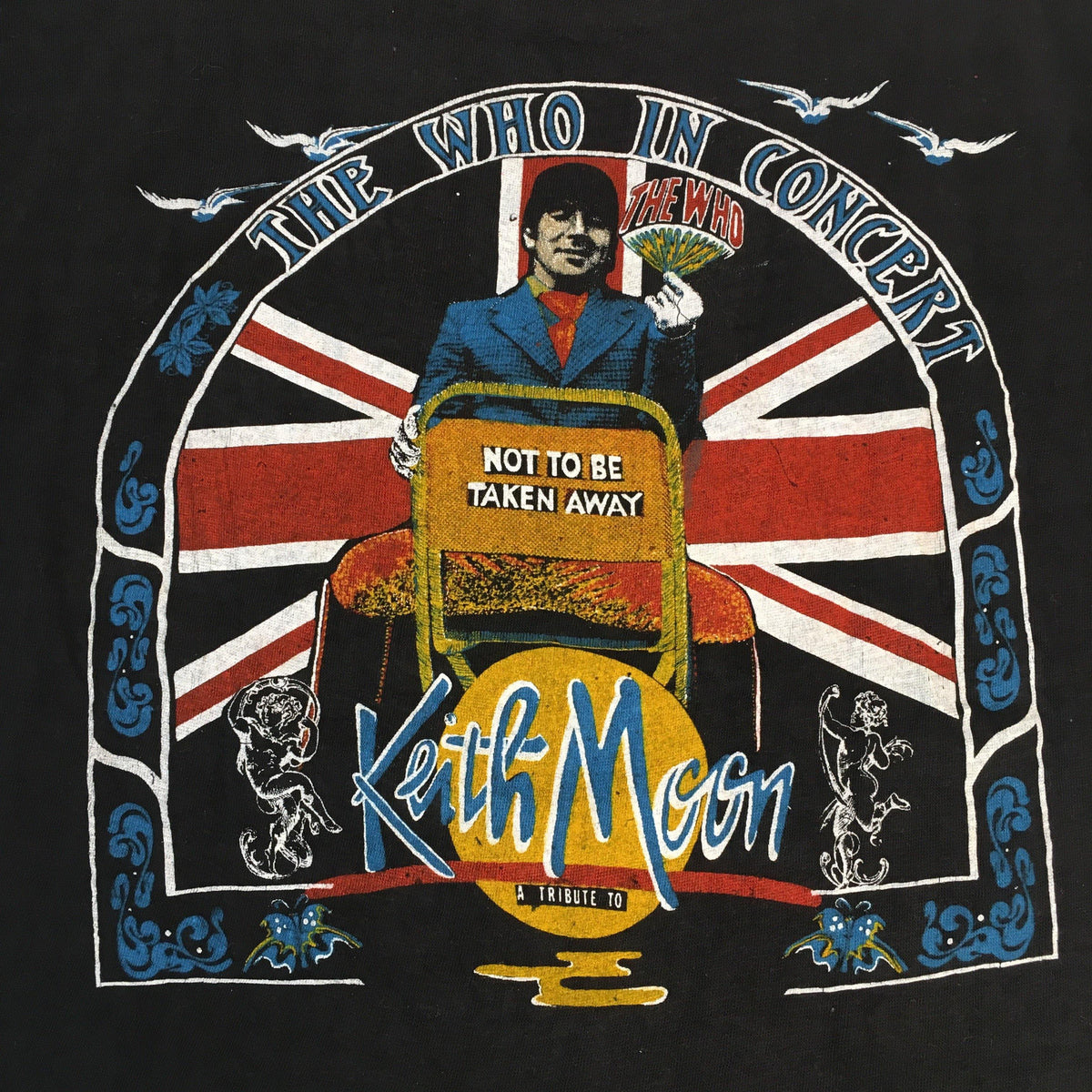 Vintage The Who &quot;Keith Moon Tribute 79-80&quot; T-Shirt - jointcustodydc