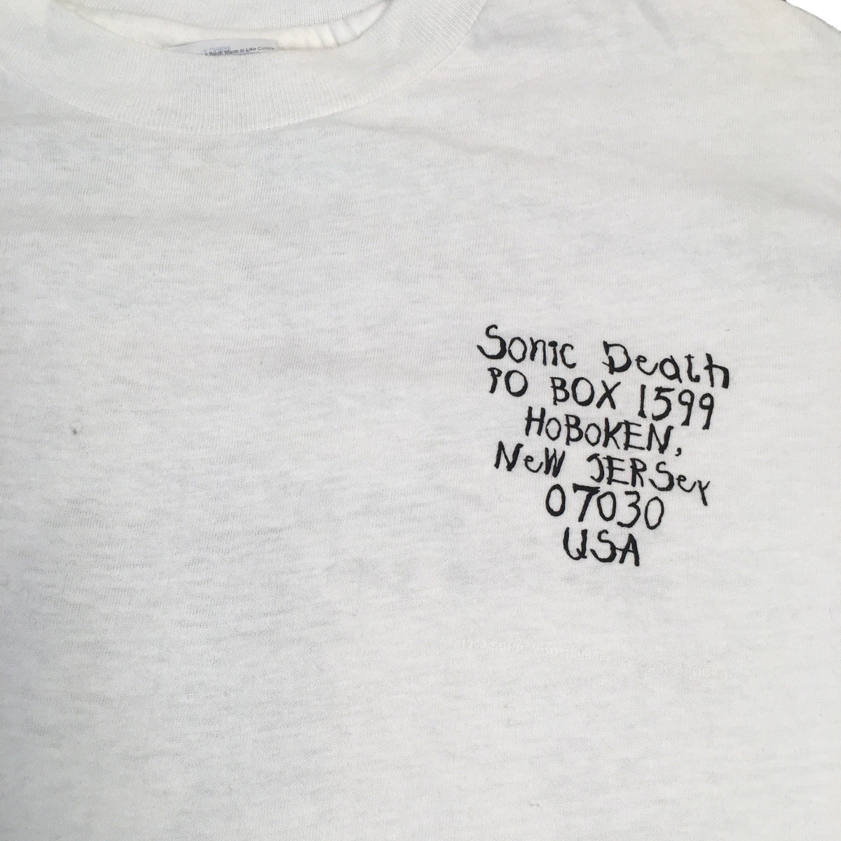 Vintage Sonic Youth &quot;Sonic Death #3&quot; T-Shirt - jointcustodydc