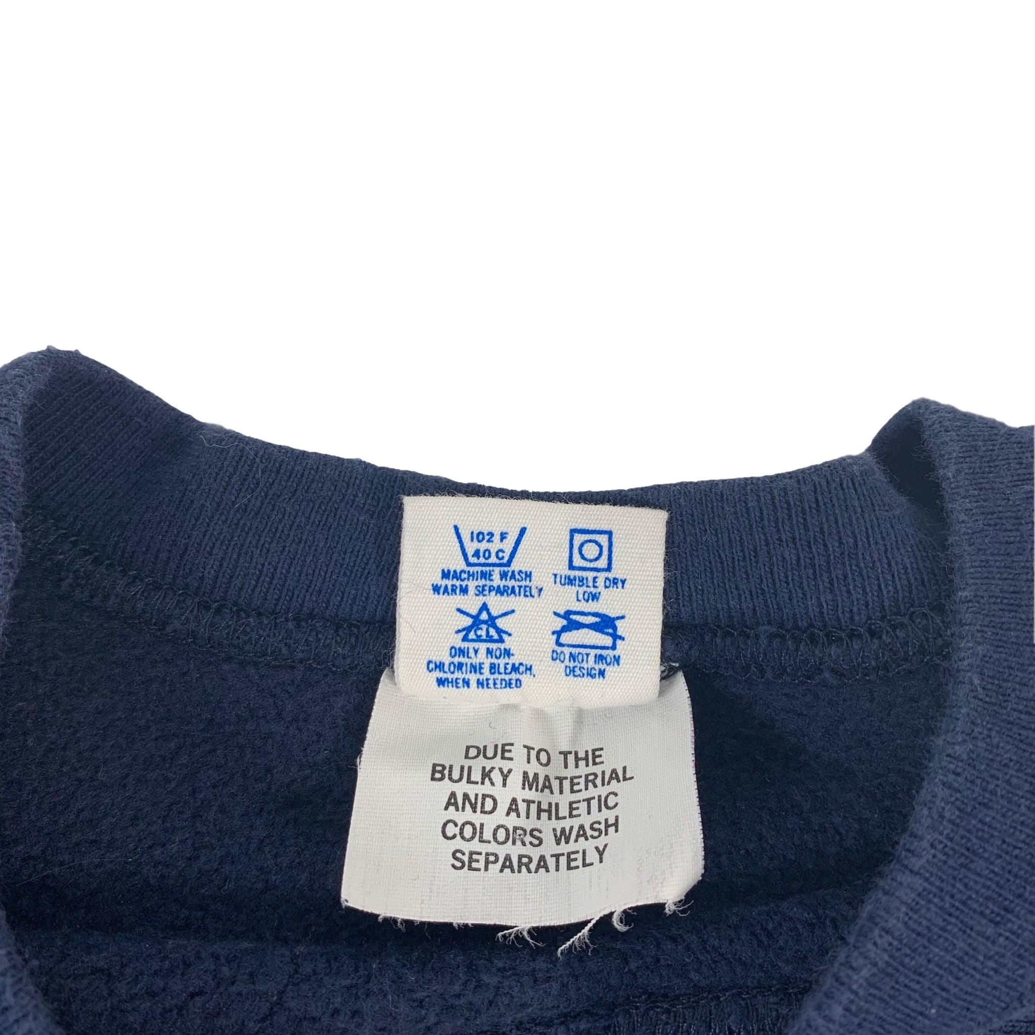 Listedd Vintage Notre Dame Distressed Arc Logo Crewneck Sweatshirt