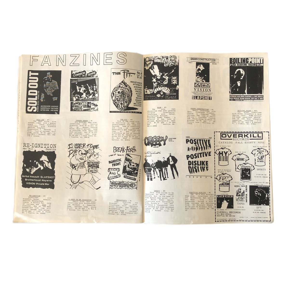 Vintage Open Hand Fanzine &quot;Issue 2&quot;