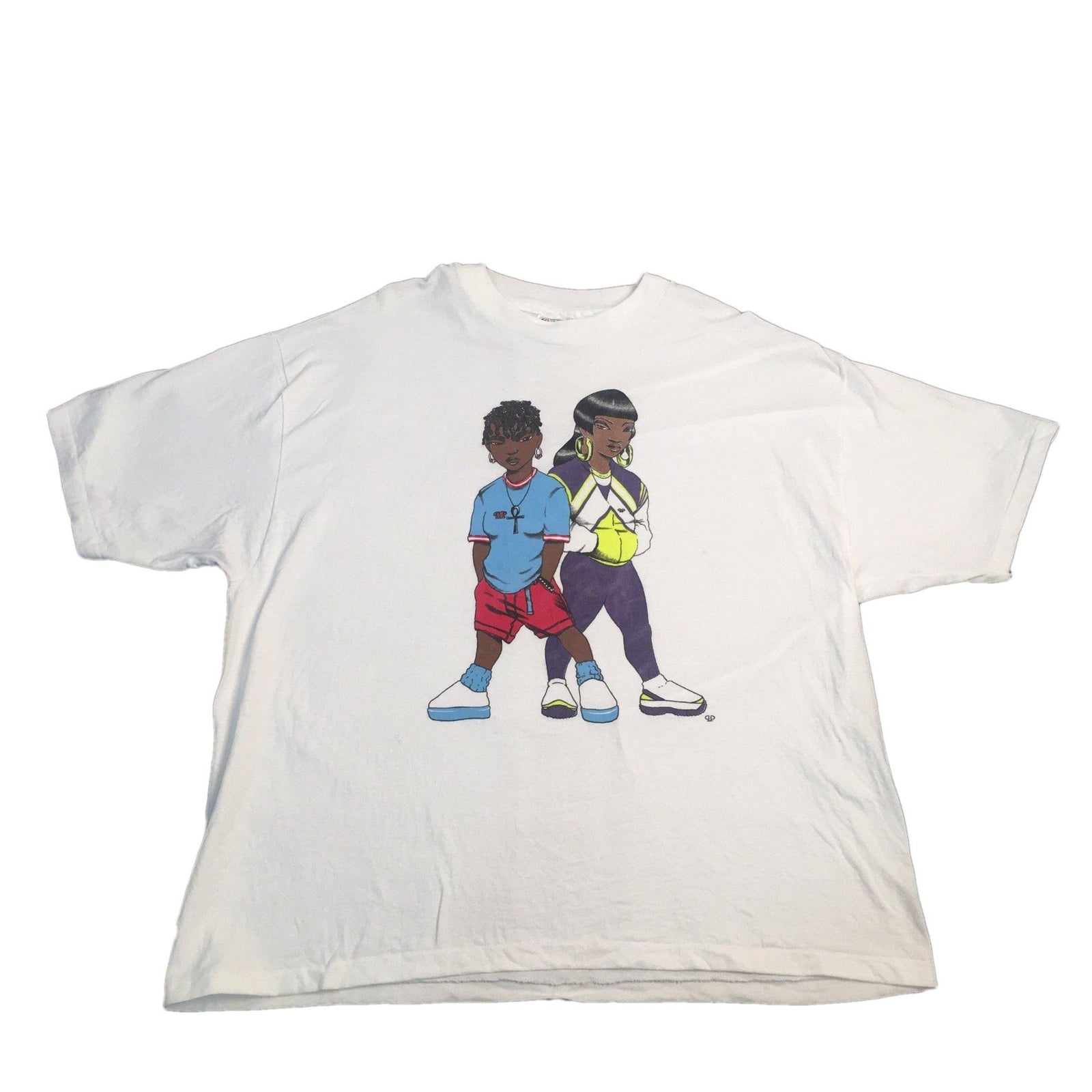 Vintage 90's Hip Hop Afrocentric "Sisters" T-Shirt - jointcustodydc