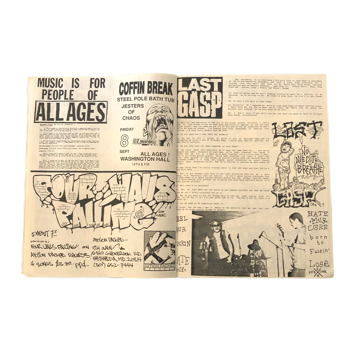 Vintage Open Hand Fanzine &quot;Issue 2&quot;