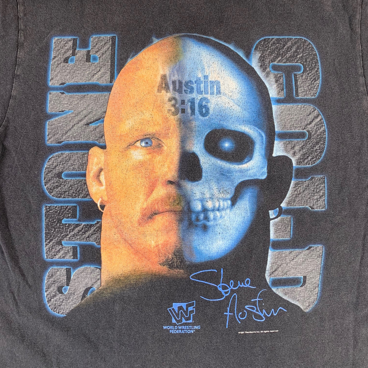 Vintage Stone Cold &quot;Other Side&quot; T-Shirt - jointcustodydc