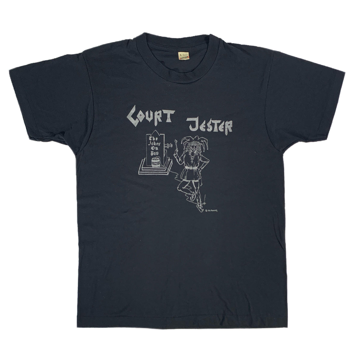 Vintage Court Jester &quot;The Jokes On You&quot; 1990 Mystic Force T-Shirt - jointcustodydc