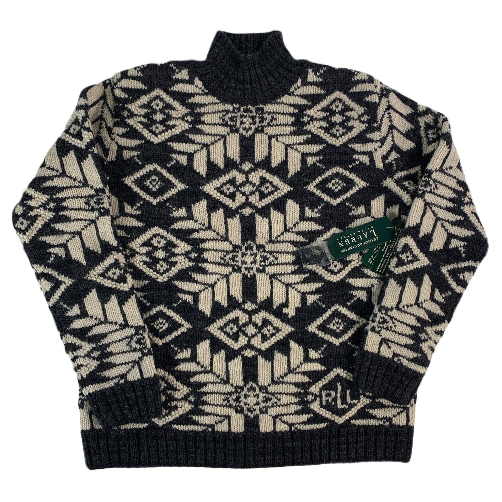Vintage Lauren By Ralph Lauren "Luxe Holiday "Hand Knit Sweater - jointcustodydc
