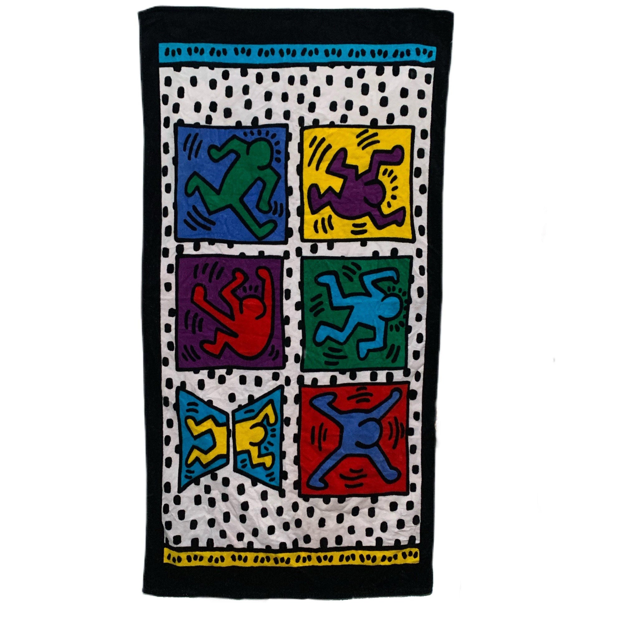 Vintage Keith Haring Pop Shop "1982" Towel & Cloth - jointcustodydc