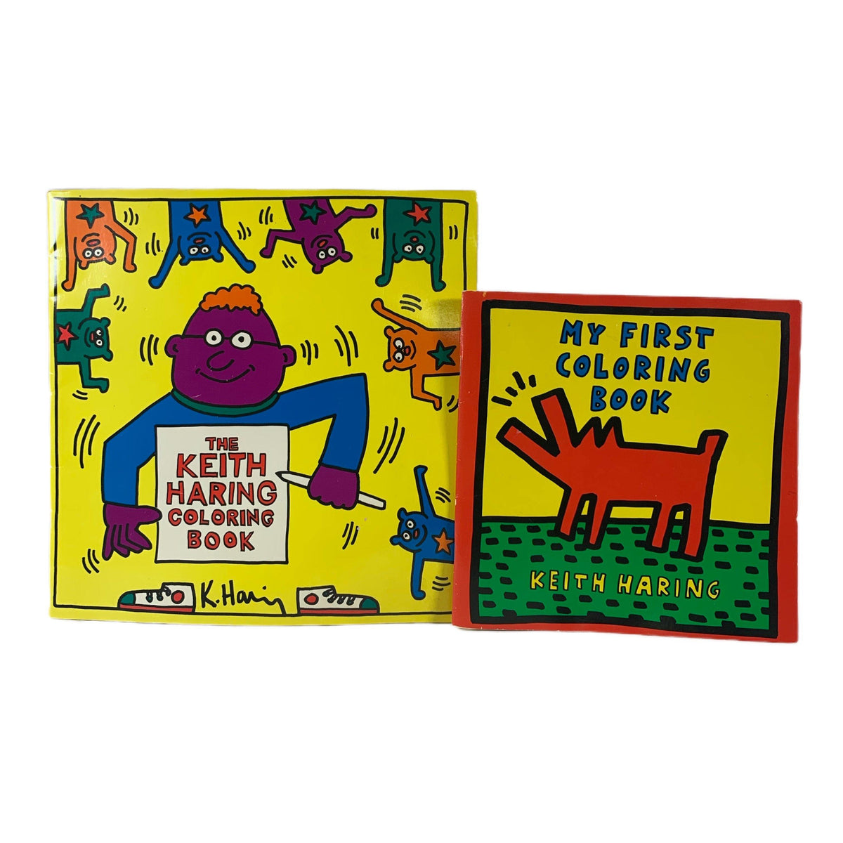 Vintage Keith Haring &quot;1992&quot; Coloring Books - jointcustodydc