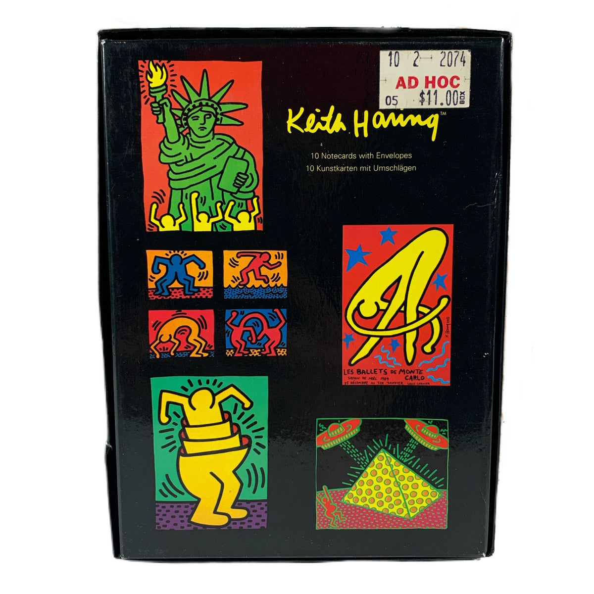 Vintage Keith Haring &quot;Fertility Suite&quot; 10 Notecards With Envelopes Box - jointcustodydc