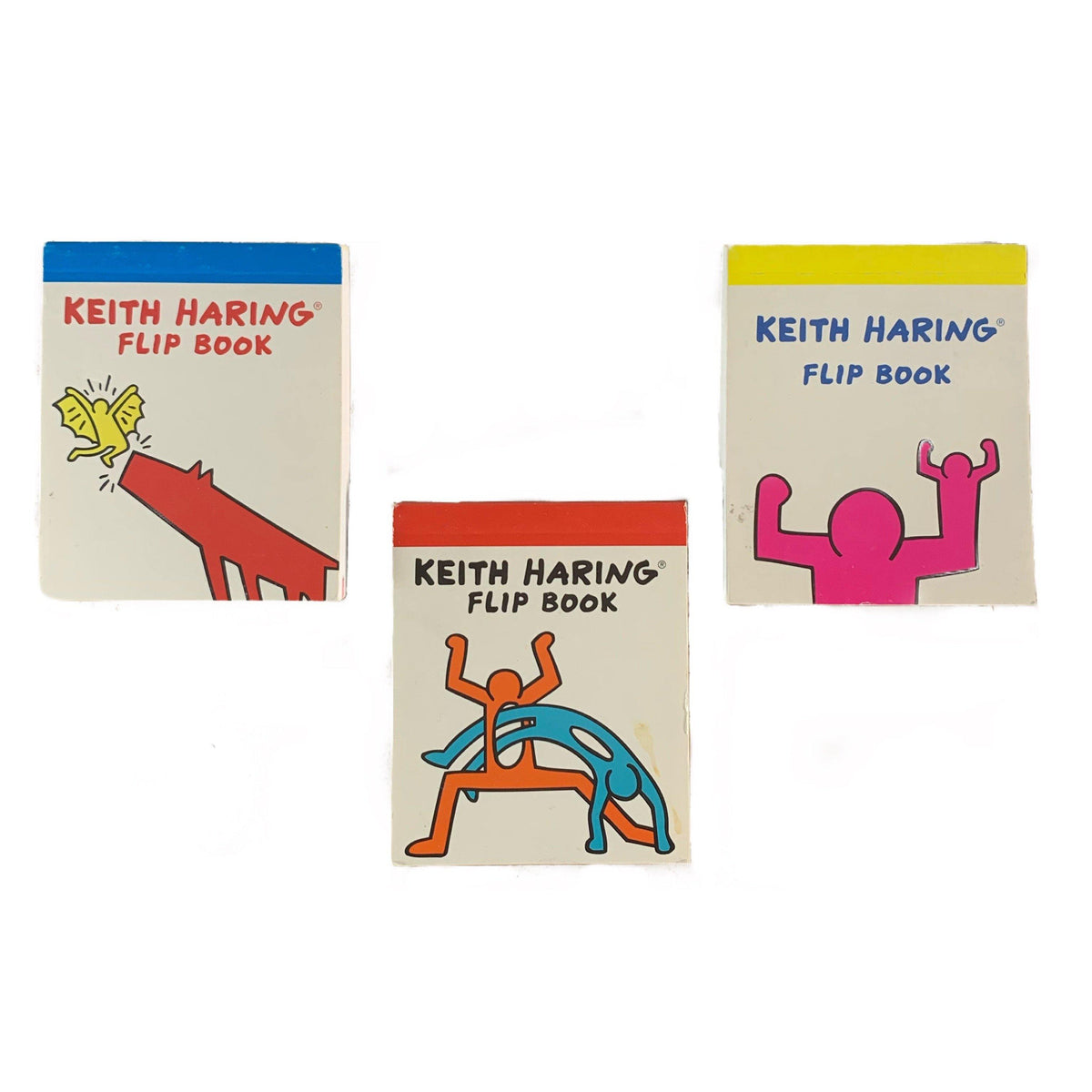 Vintage Keith Haring &quot;1998&quot; Flip Books - jointcustodydc