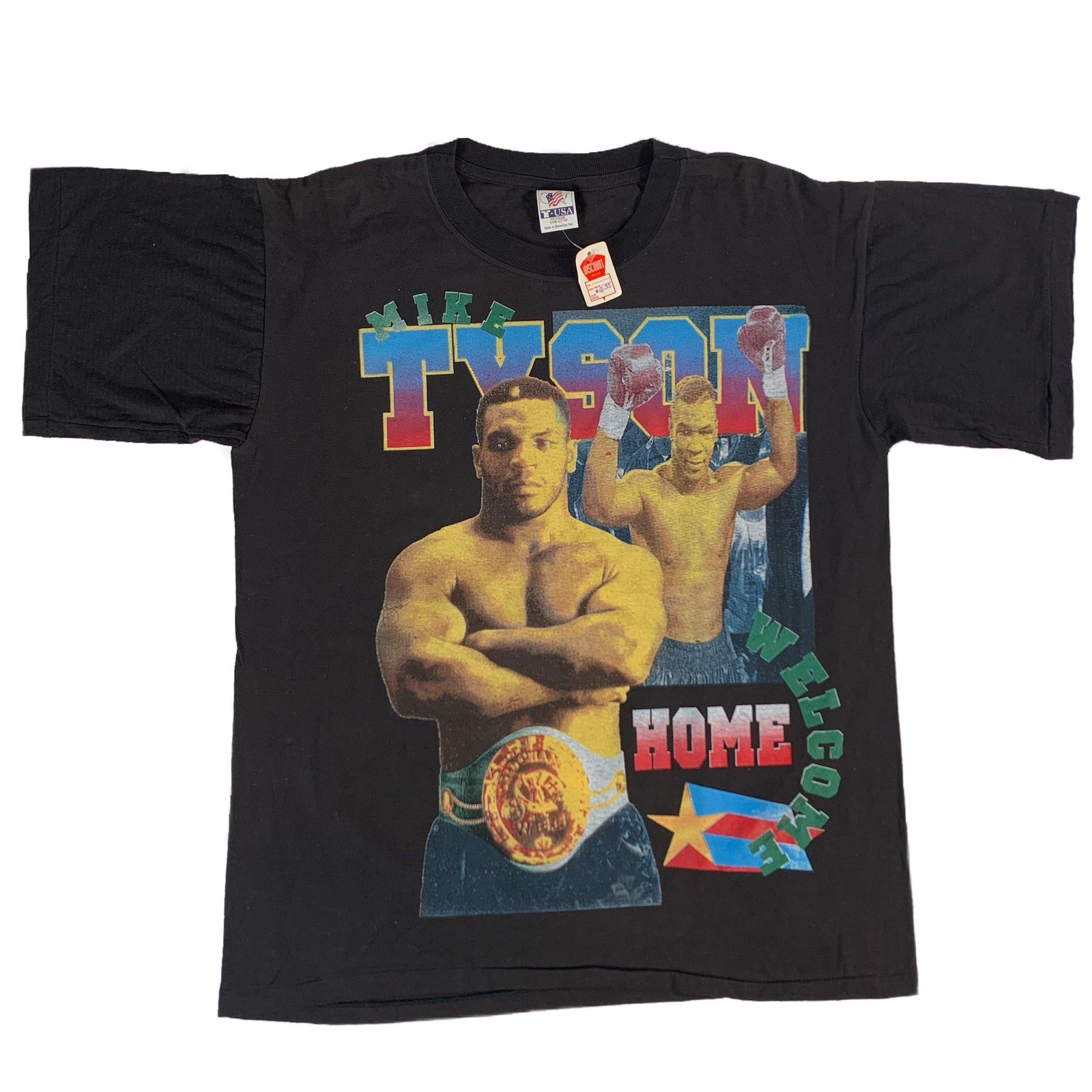 Vintage Mike Tyson "Welcome Home" T-Shirt - jointcustodydc