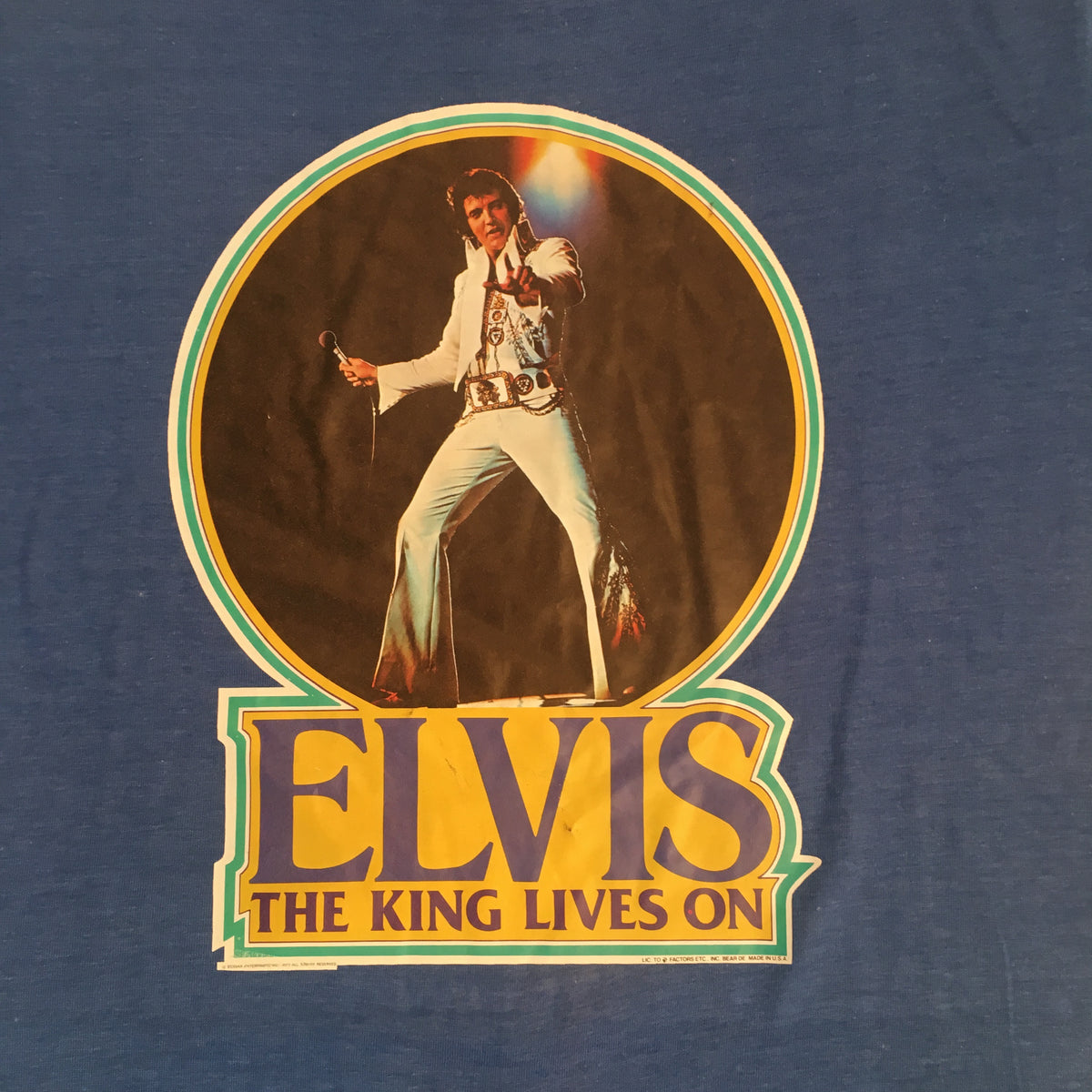 Vintage Elvis Presley &quot;The King Lives On&quot; T-Shirt - jointcustodydc