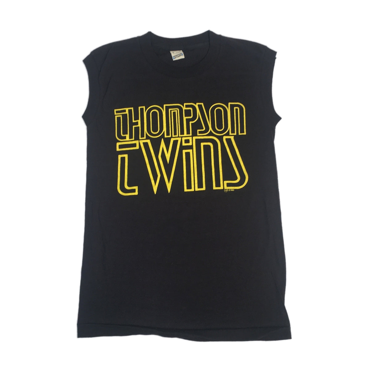 Vintage Thompson Twins &quot;Group Outline&quot; Sleeveless T-Shirt - jointcustodydc
