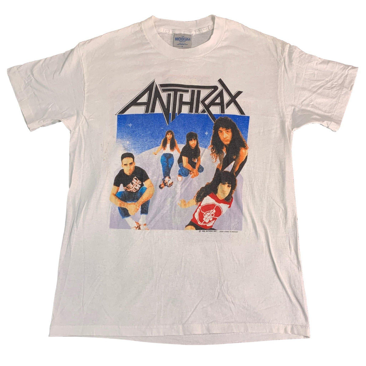 Vintage Anthrax &quot;Group Photo&quot; T-Shirt - jointcustodydc