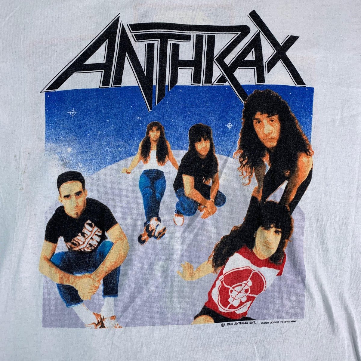 Vintage Anthrax &quot;Group Photo&quot; T-Shirt - jointcustodydc