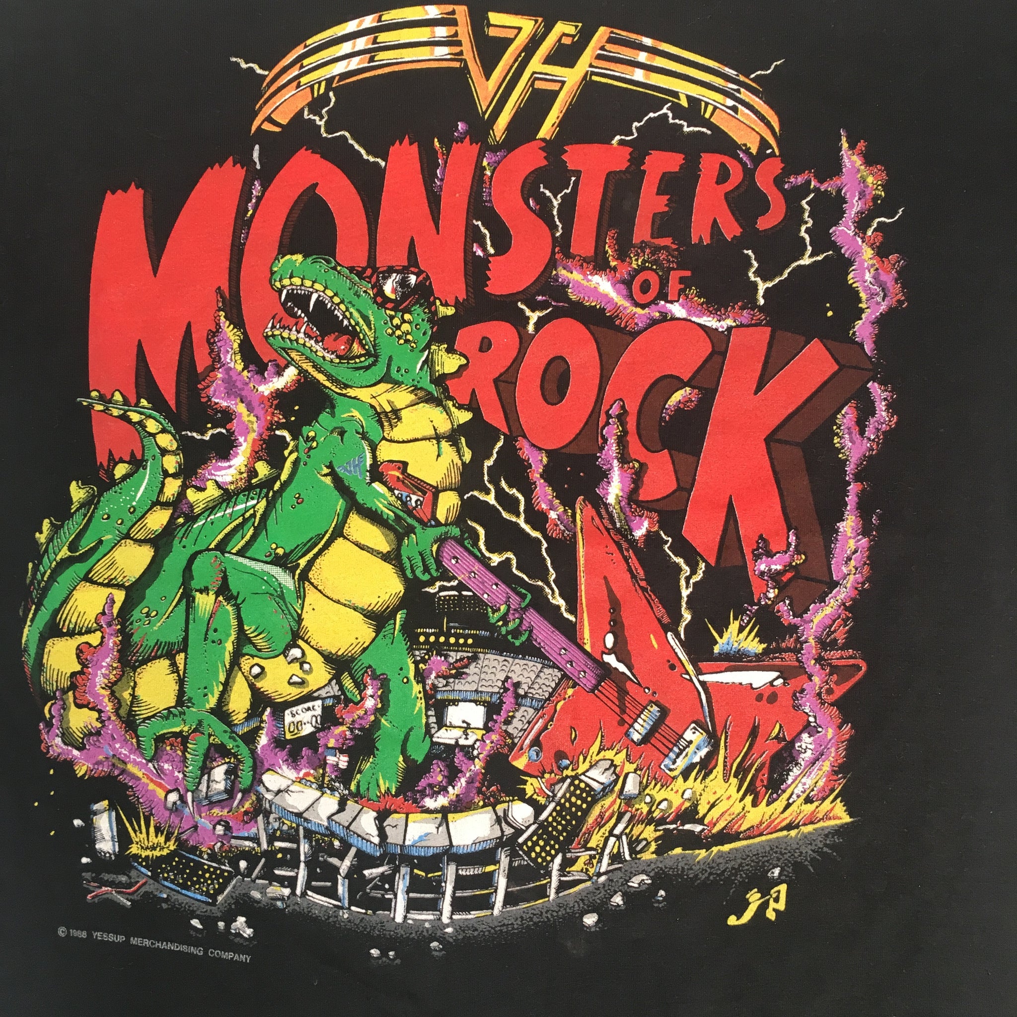 monsters of rock shirt Vintage Van Halen "Monsters Of Rock" T-Shirt