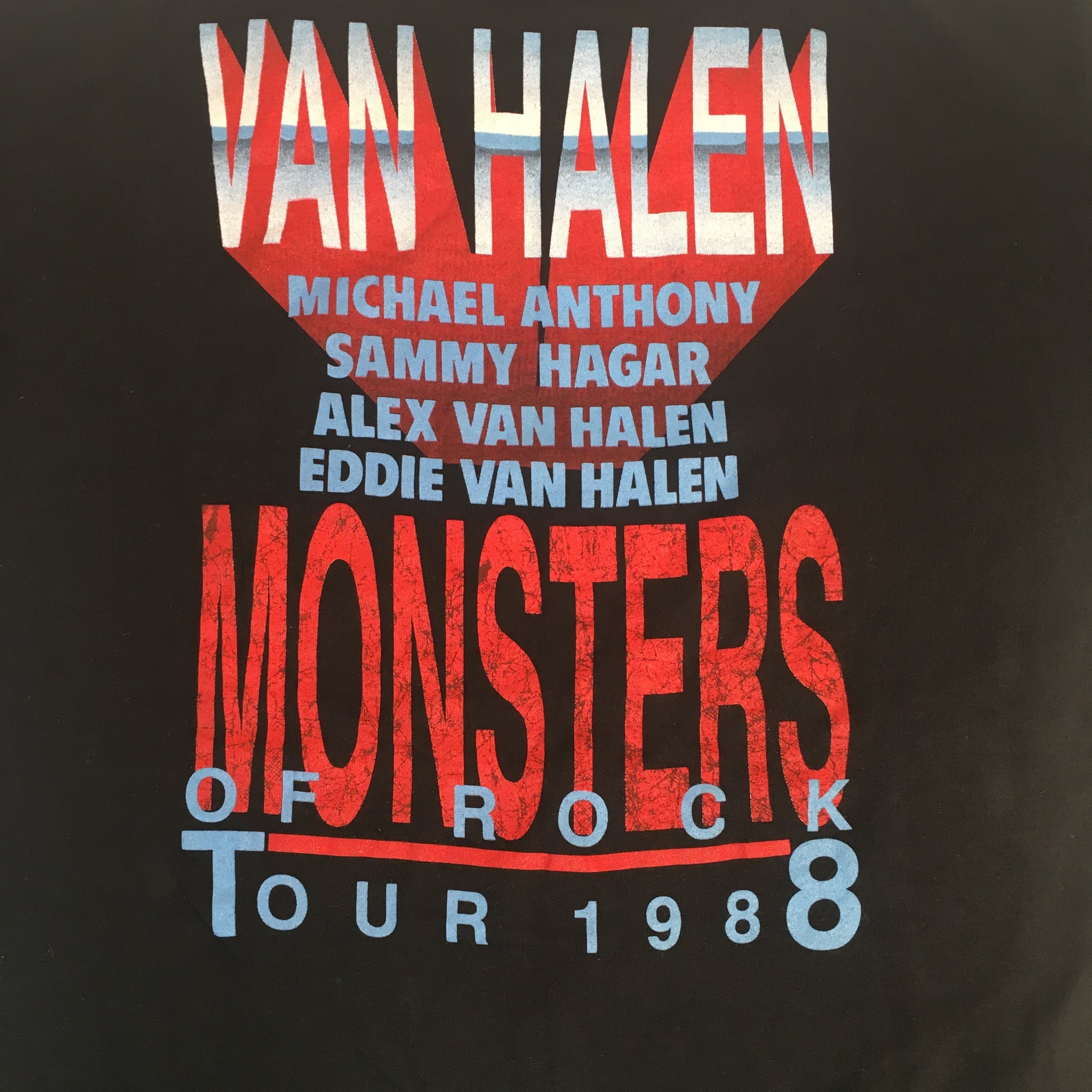 monsters of rock van halen Vintage Van Halen "Monsters Of Rock" T-Shirt