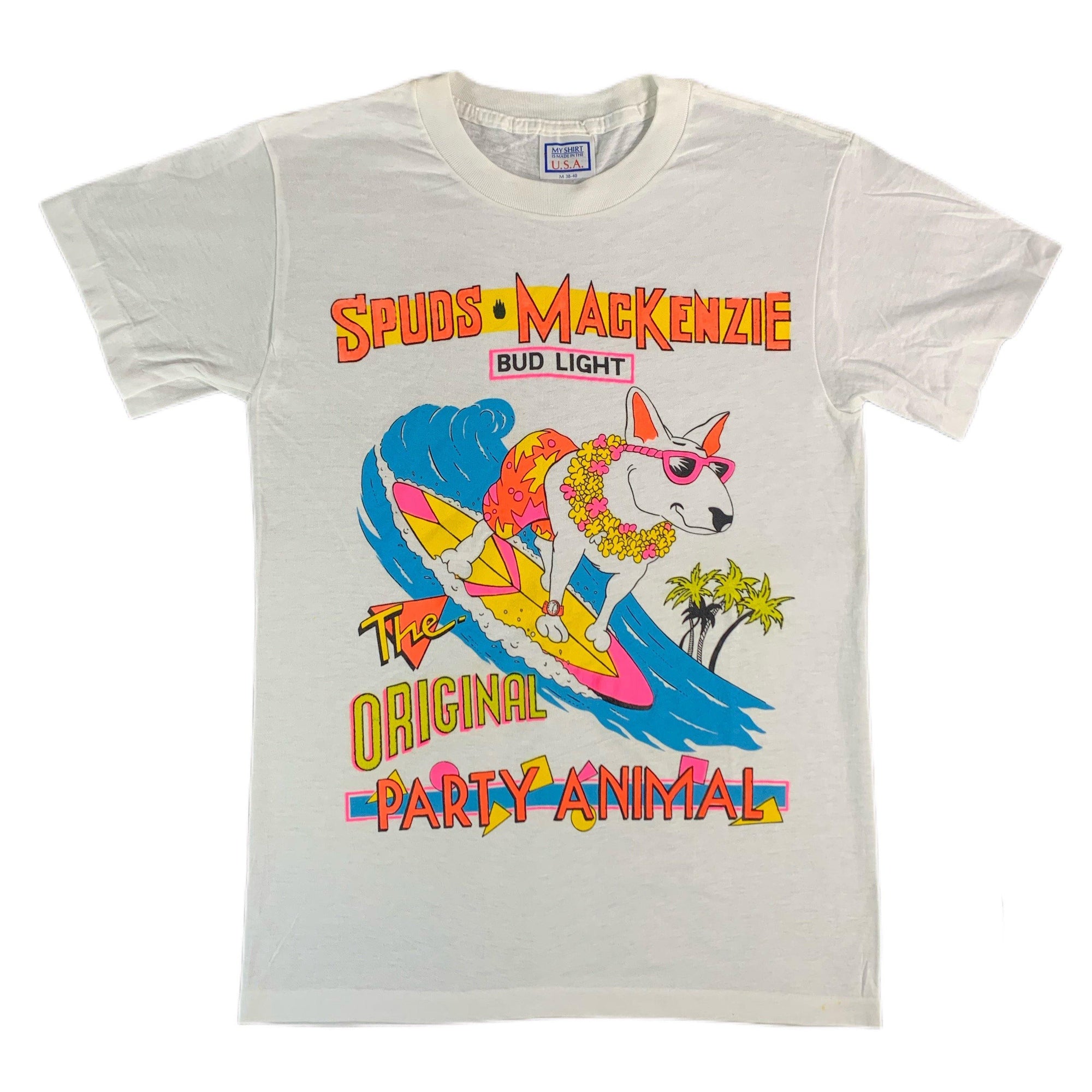 Vintage Spuds Mackenzie "The Original Party Animal" T-Shirt - jointcustodydc