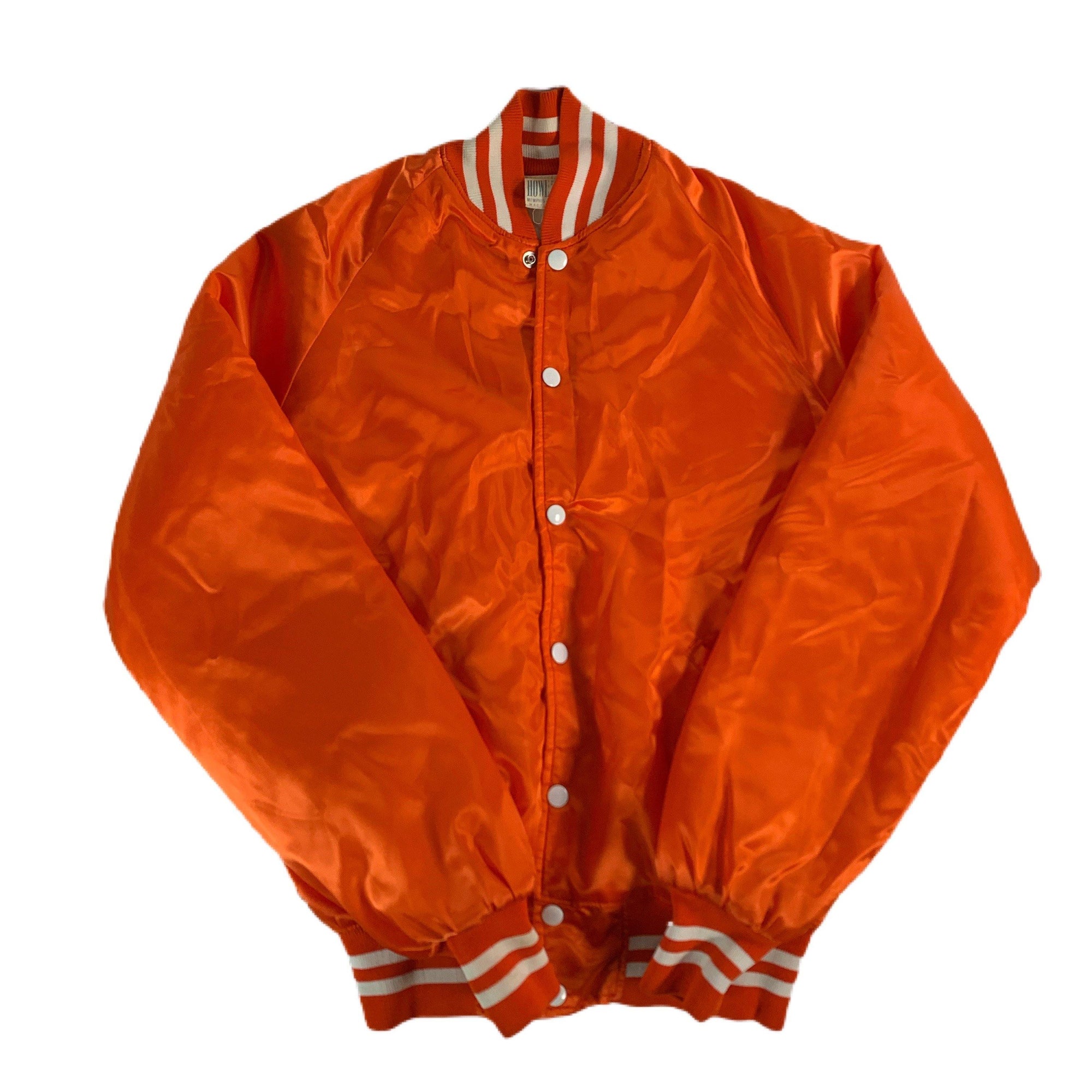 Vintage Orange Lined "Bomber" Satin Jacket - jointcustodydc