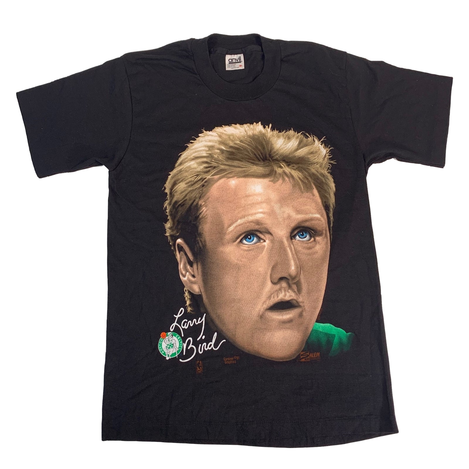 Vintage Larry Bird "Portrait" T-Shirt - jointcustodydc