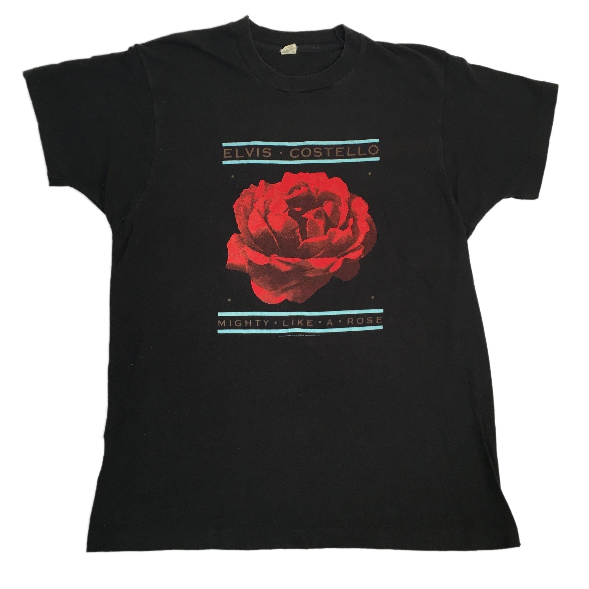 Vintage Elvis Costello "Mighty Like A Rose" T-Shirt - jointcustodydc