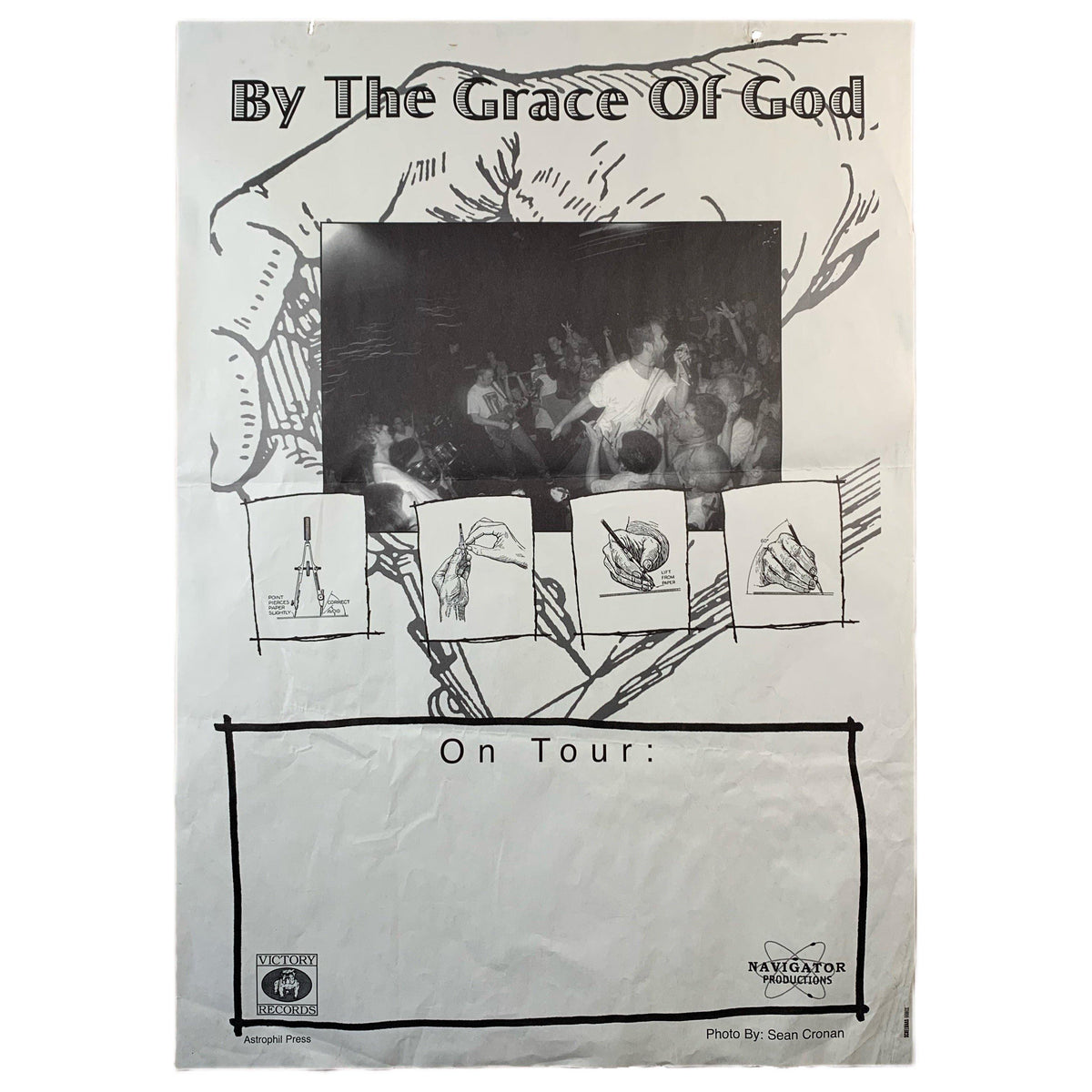 Vintage By The Grace Of God &quot;Victory Records&quot; Tour Poster - jointcustodydc