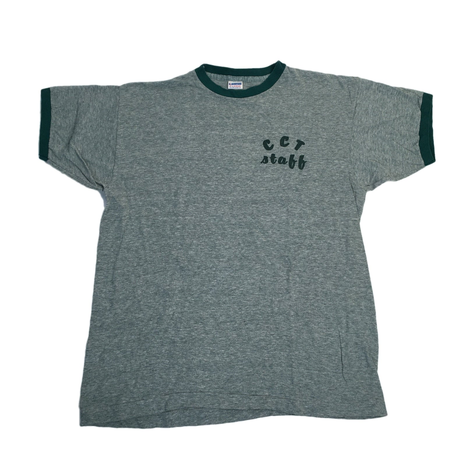 Vintage Champion "CCT Staff" Ringer T-Shirt - jointcustodydc