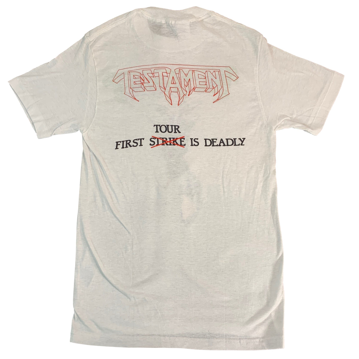 Vintage Testament &quot;First Strike&quot; T-Shirt - jointcustodydc
