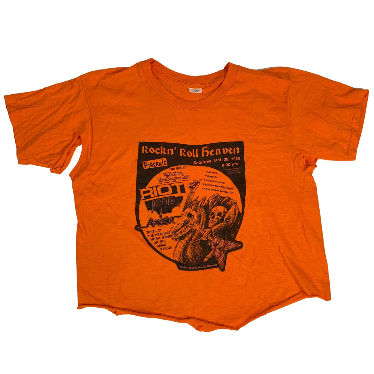 Vintage Rock N&#39; Roll Heaven &quot;Halloween Headbangers Ball&quot; T-Shirt - jointcustodydc