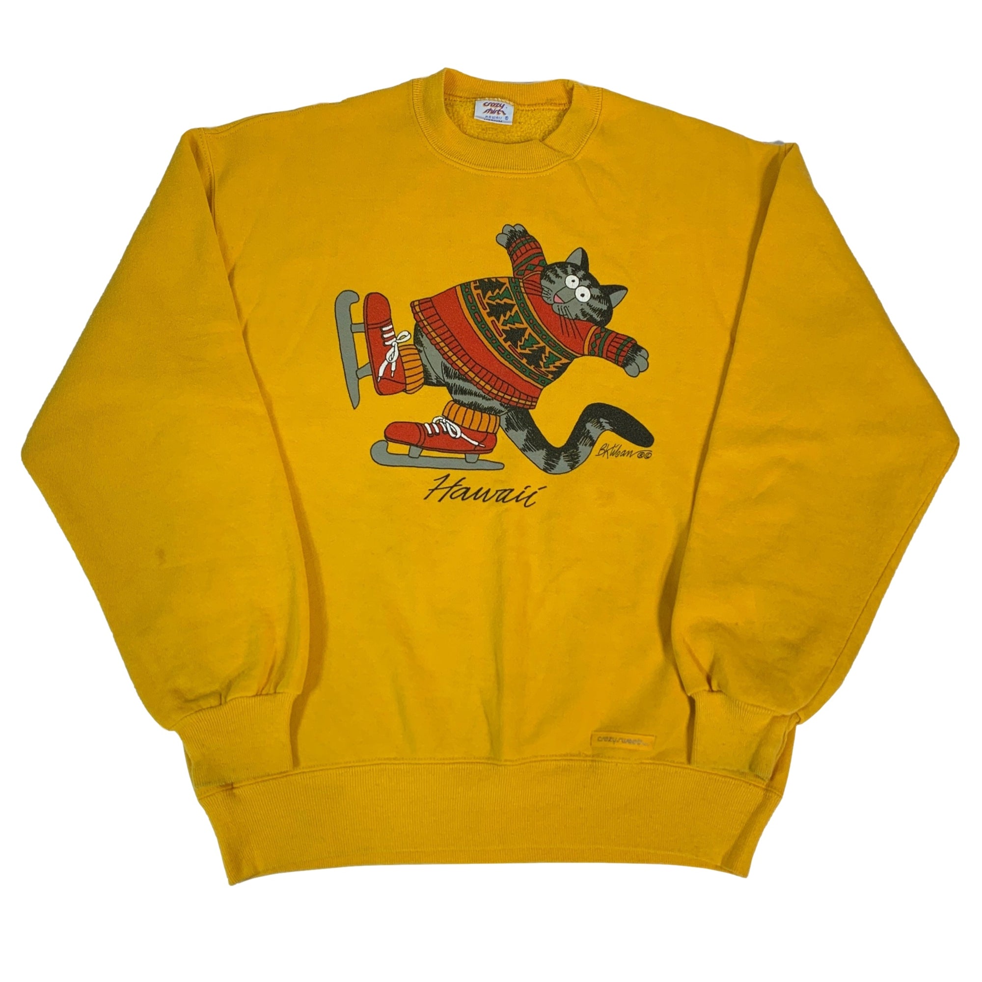 Vintage B. Kliban "Cat" Crewneck Sweatshirt - jointcustodydc