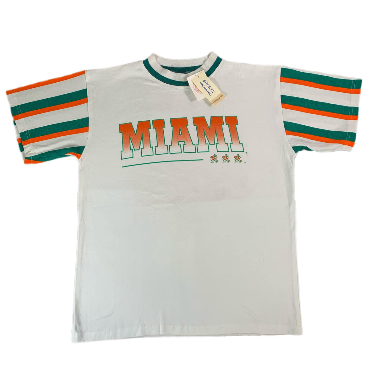 Vintage University Of Miami &quot;Hurricanes&quot; T-Shirt - jointcustodydc