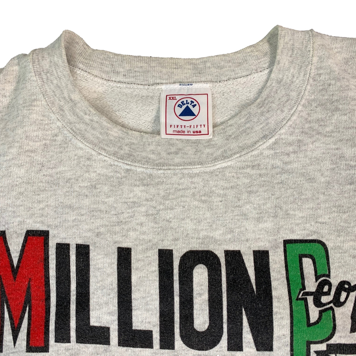 Vintage Million People Marching &quot;DC&quot; Crewneck Sweatshirt - jointcustodydc