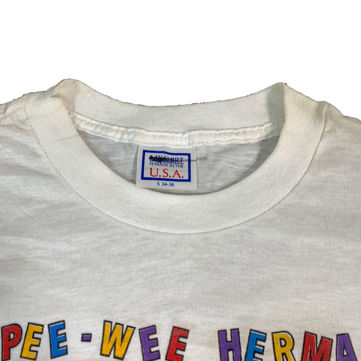 Vintage Pee Wee Herman &quot;Warhol&quot; T-Shirt - jointcustodydc