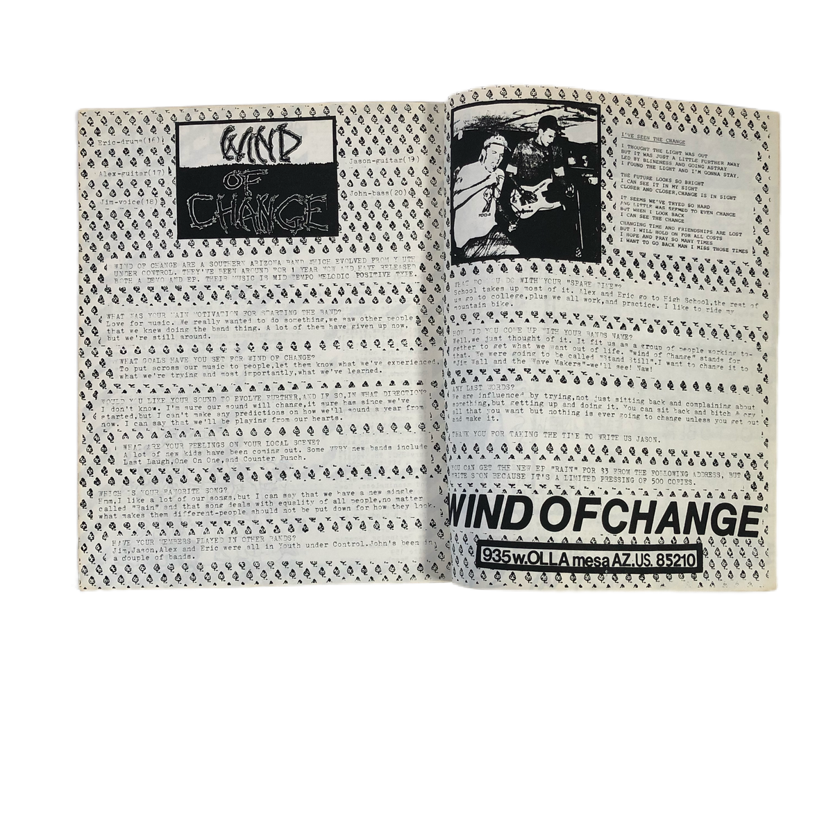 Vintage Positive Influence Fanzine &quot;Issue 1&quot;