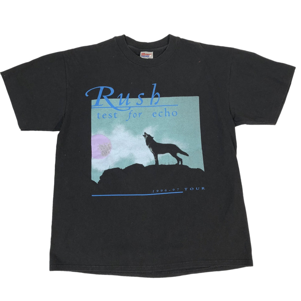 RUSH TEST FOR ECHO HANES XLヴィンテージバンドTシャツ Vintage 1996 Rush Test for Echo Concert T-shirt XL - Etsy