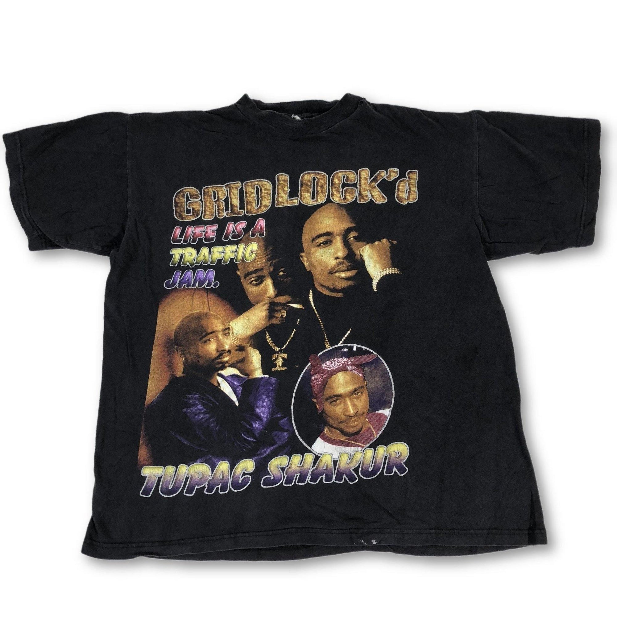 Vintage 2Pac Tupac Shakur "Grid Lock'd" T-Shirt - jointcustodydc