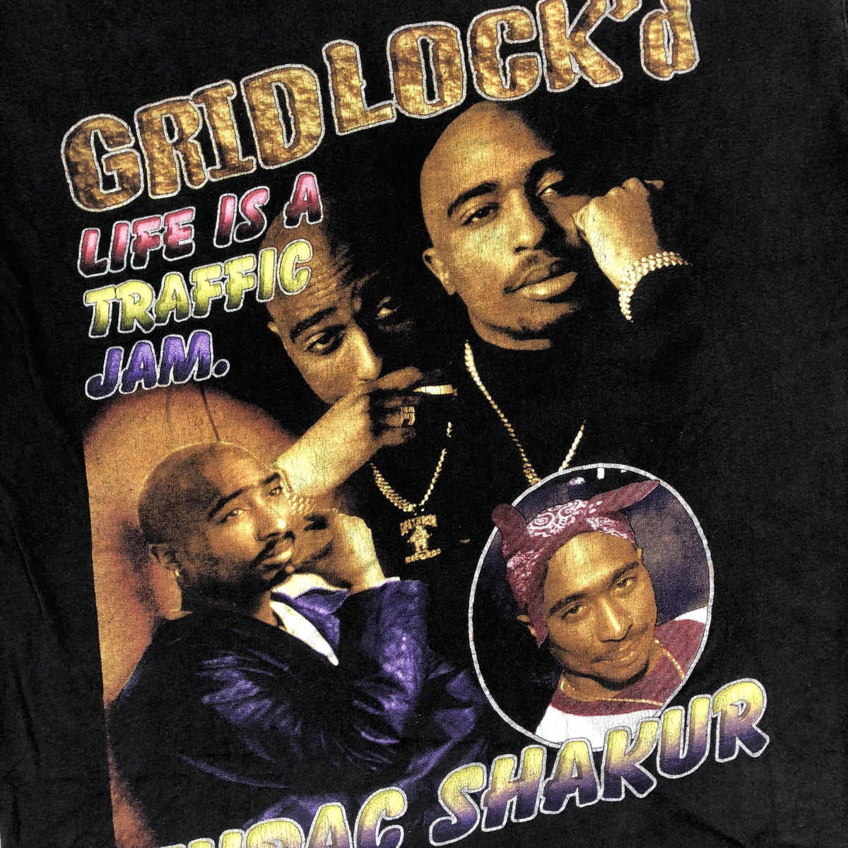Vintage 2Pac Tupac Shakur &quot;Grid Lock&#39;d&quot; T-Shirt - jointcustodydc