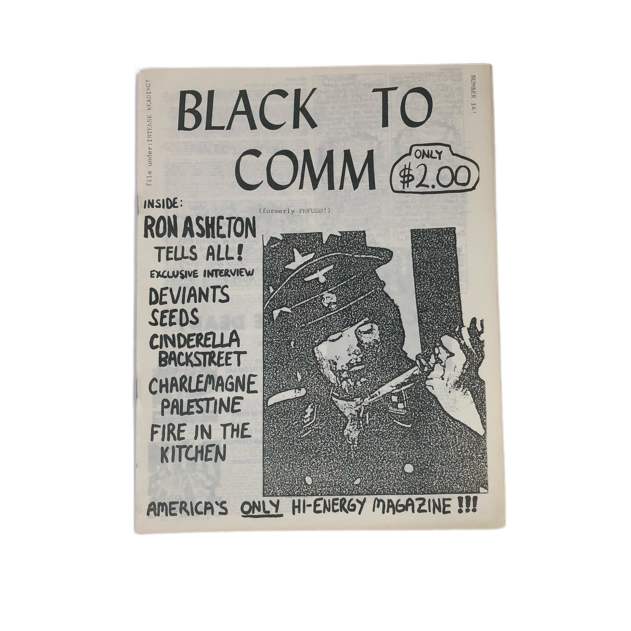 Vintage Black To Comm Fanzine Issue 14