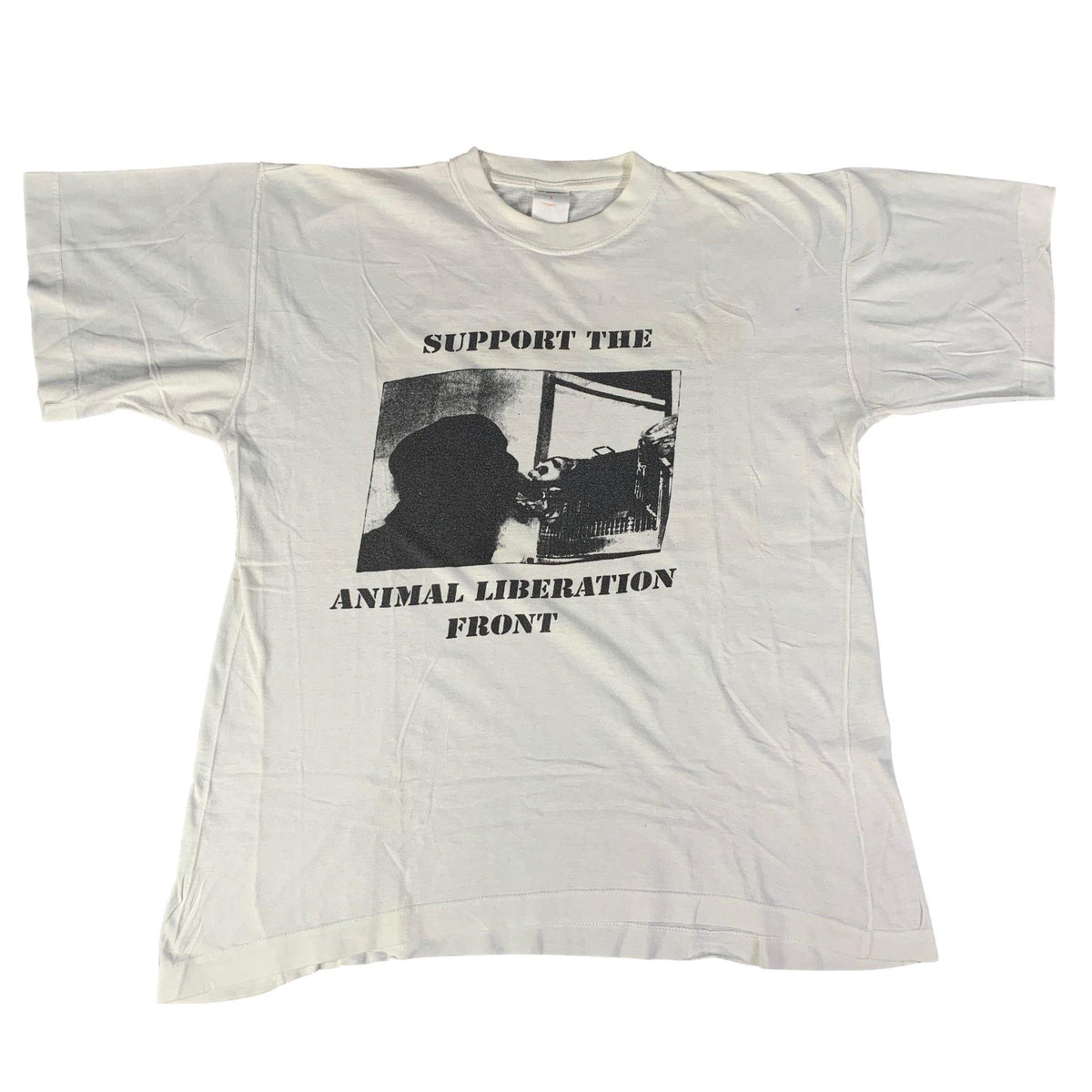 Vintage Animal Liberation Front &quot;A.L.F. On Tour&quot; T-Shirt - jointcustodydc