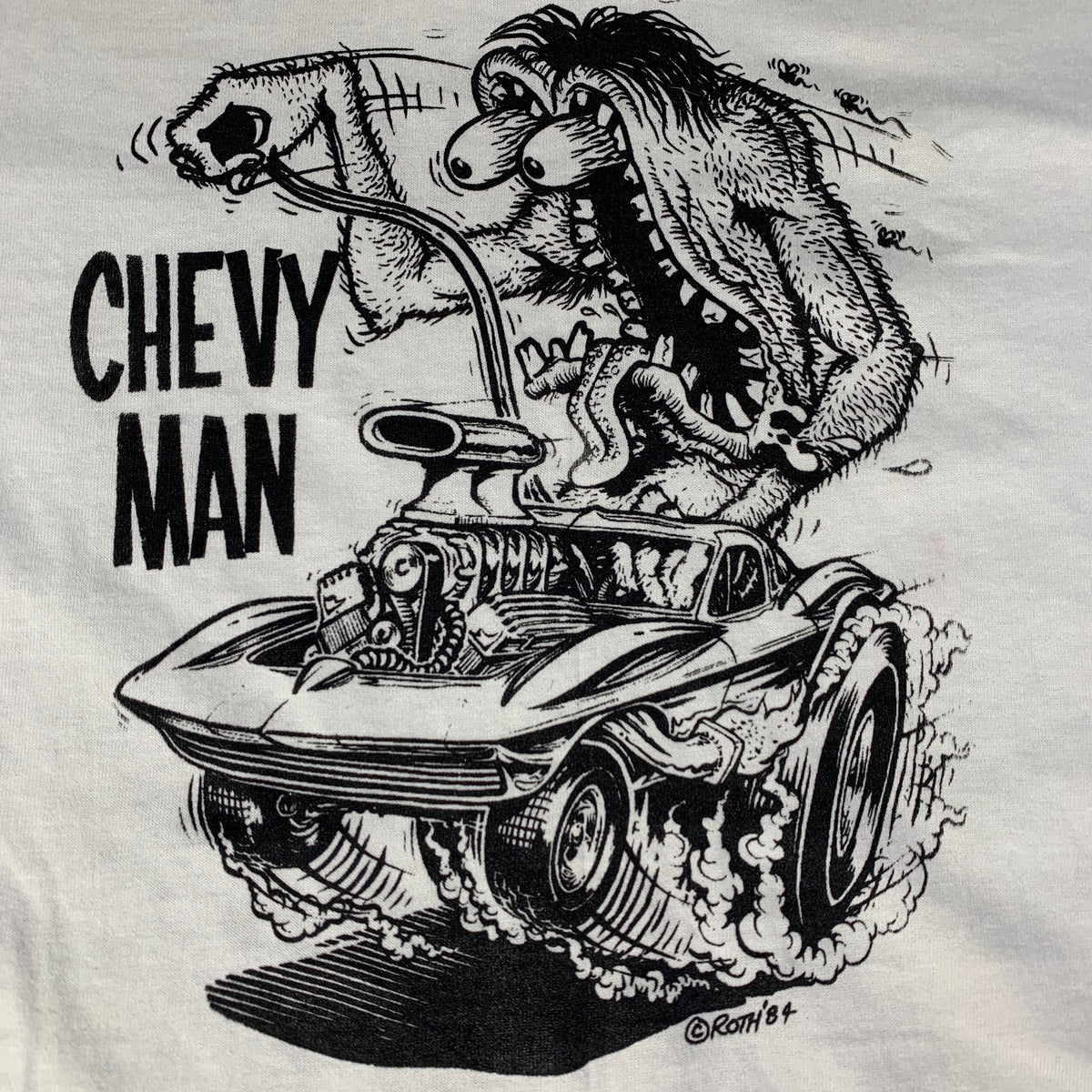 Vintage Big Daddy Roth &quot;Chevy Man&quot; T-Shirt - jointcustodydc