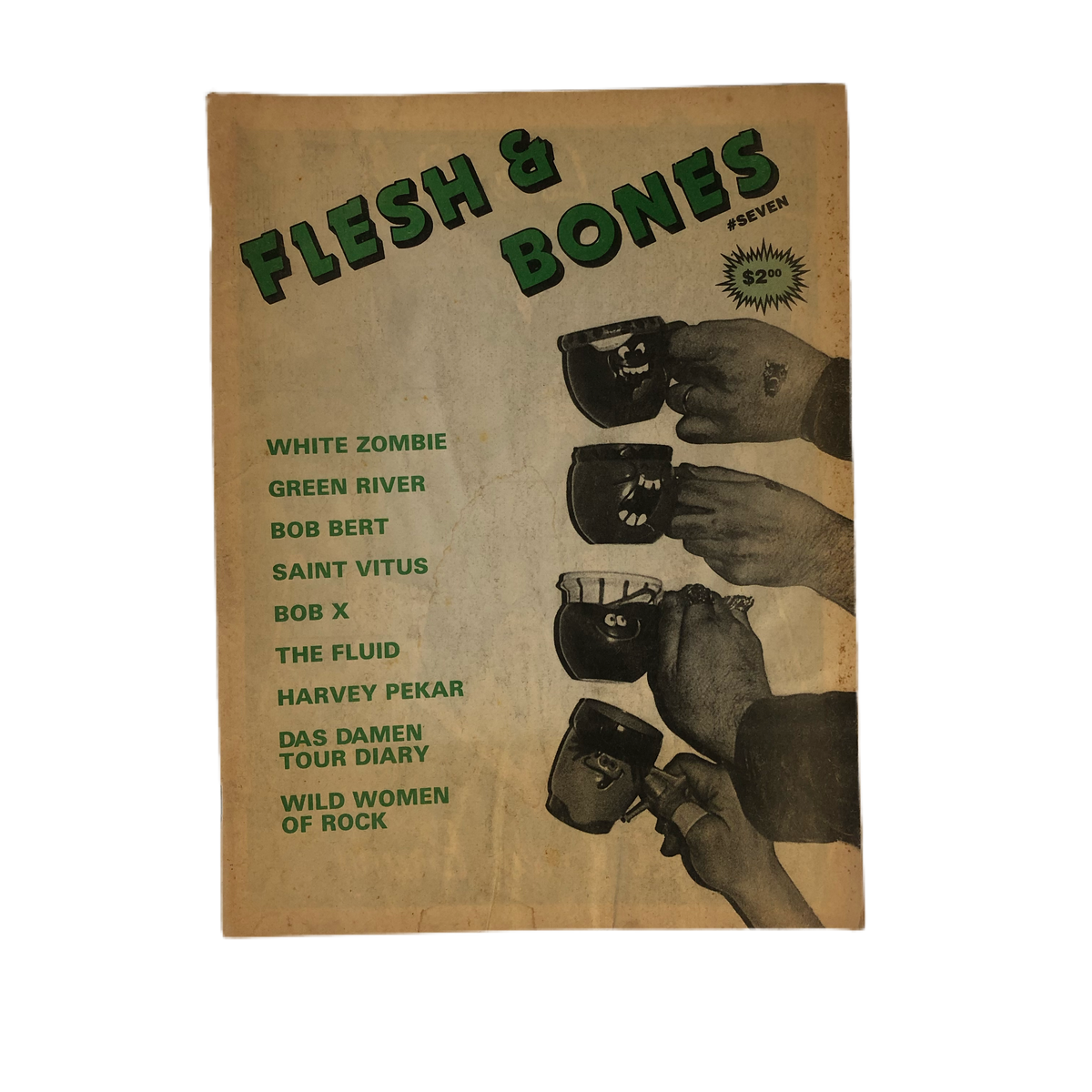 Vintage Flesh &amp; Bones Fanzine &quot;Issue 7&quot;