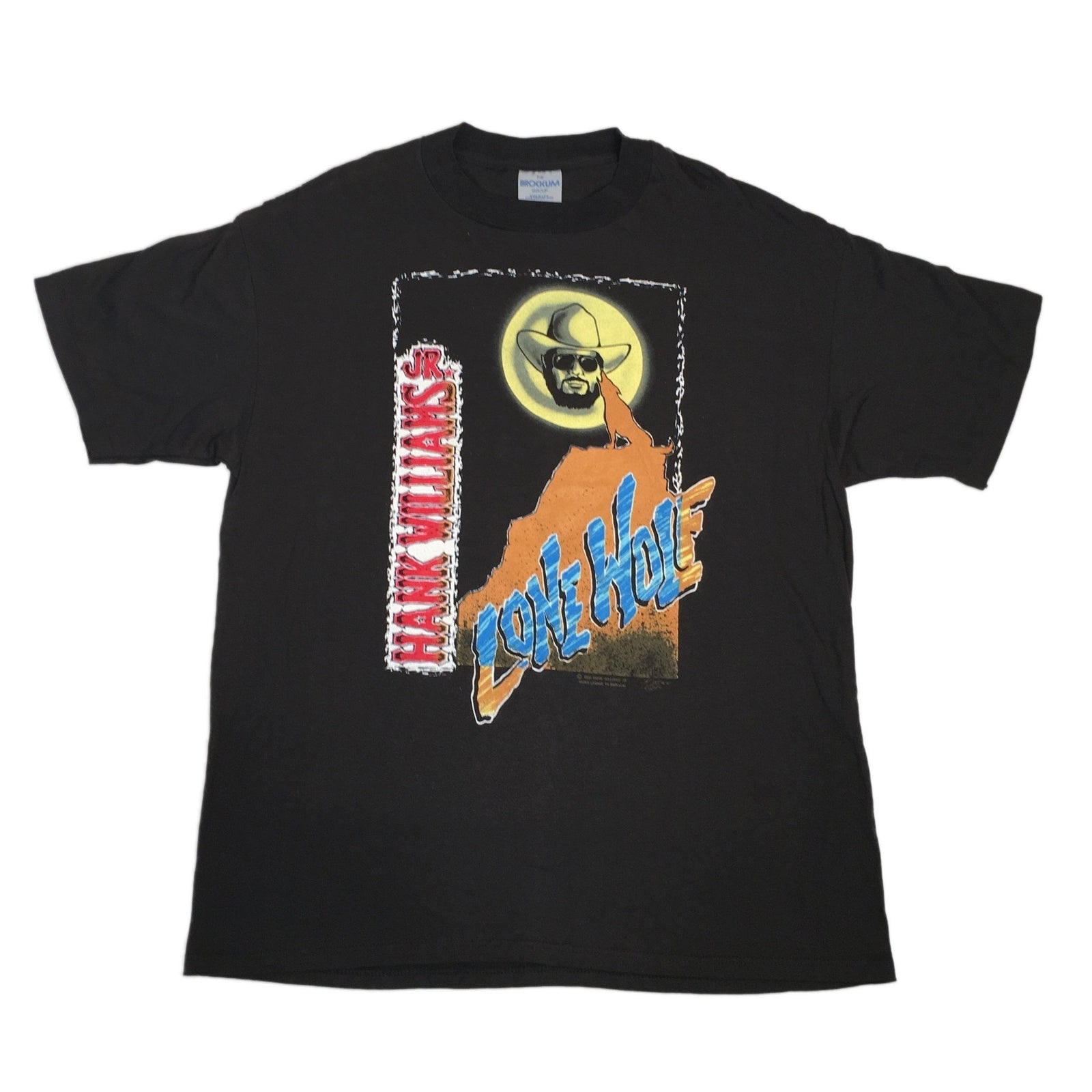 Vintage Hank Williams JR. "Lone Wolf" T-Shirt - jointcustodydc