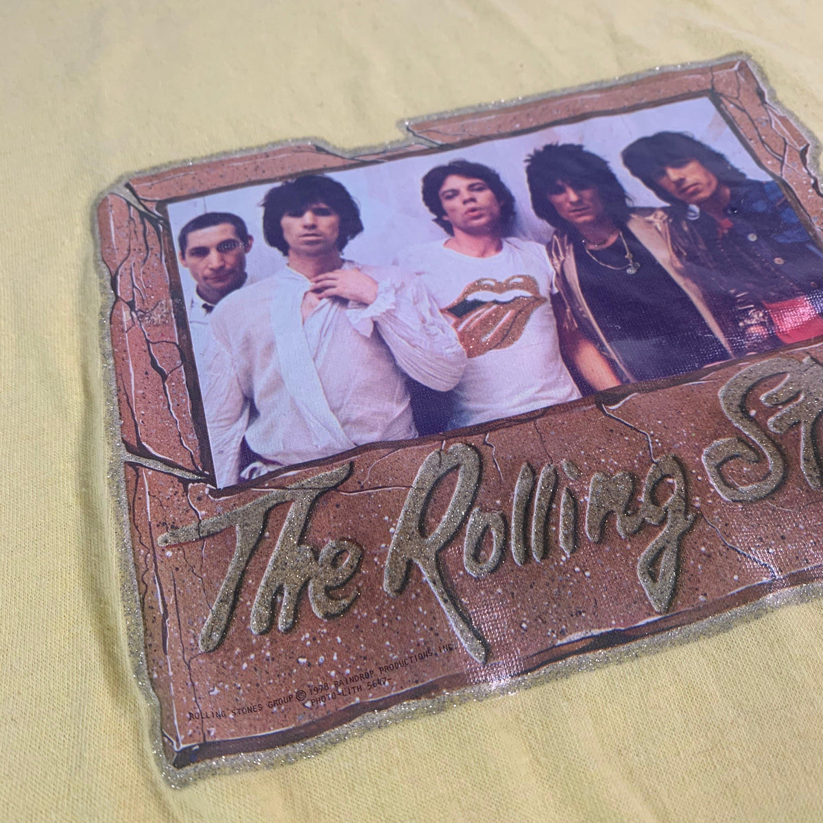 Vintage The Rolling Stones &quot;Glitter&quot; T-Shirt - jointcustodydc