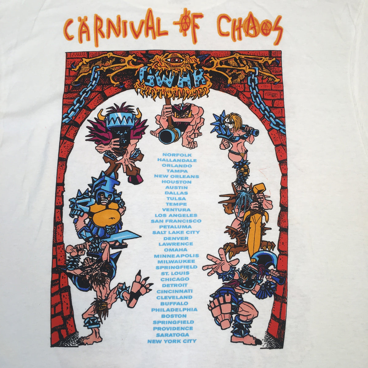 Vintage Gwar &quot;Carnival Of Chaos&quot; T-Shirt - jointcustodydc