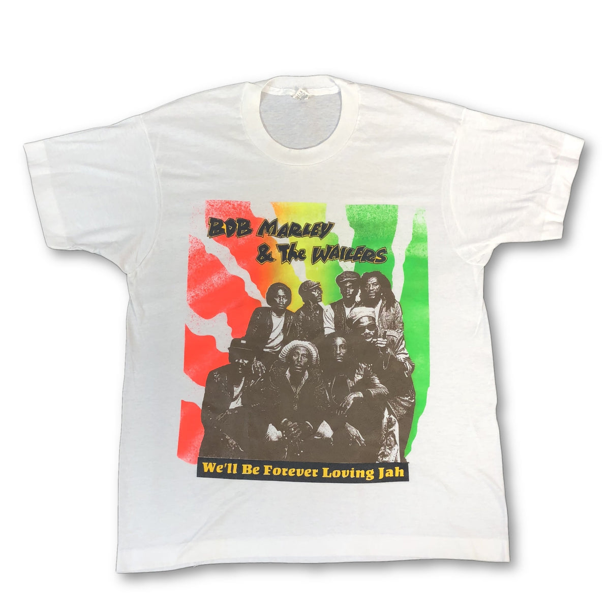 Vintage Bob Marley &amp; The Wailers  &quot;We&#39;ll Be Forever Loving Jah&quot; T-Shirt - jointcustodydc