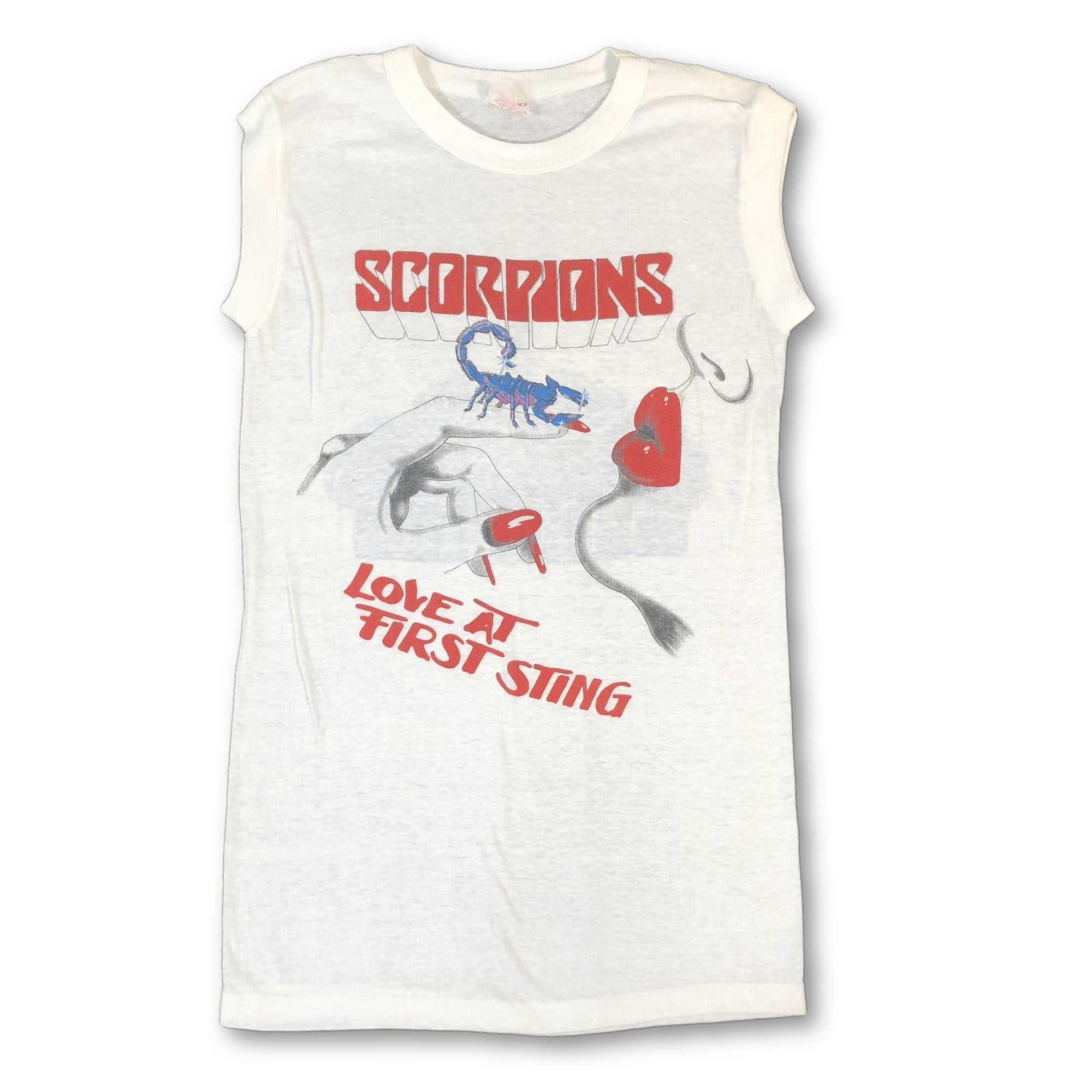 Vintage Scorpions "Love At First Sting" Sleeveless T-Shirt - jointcustodydc