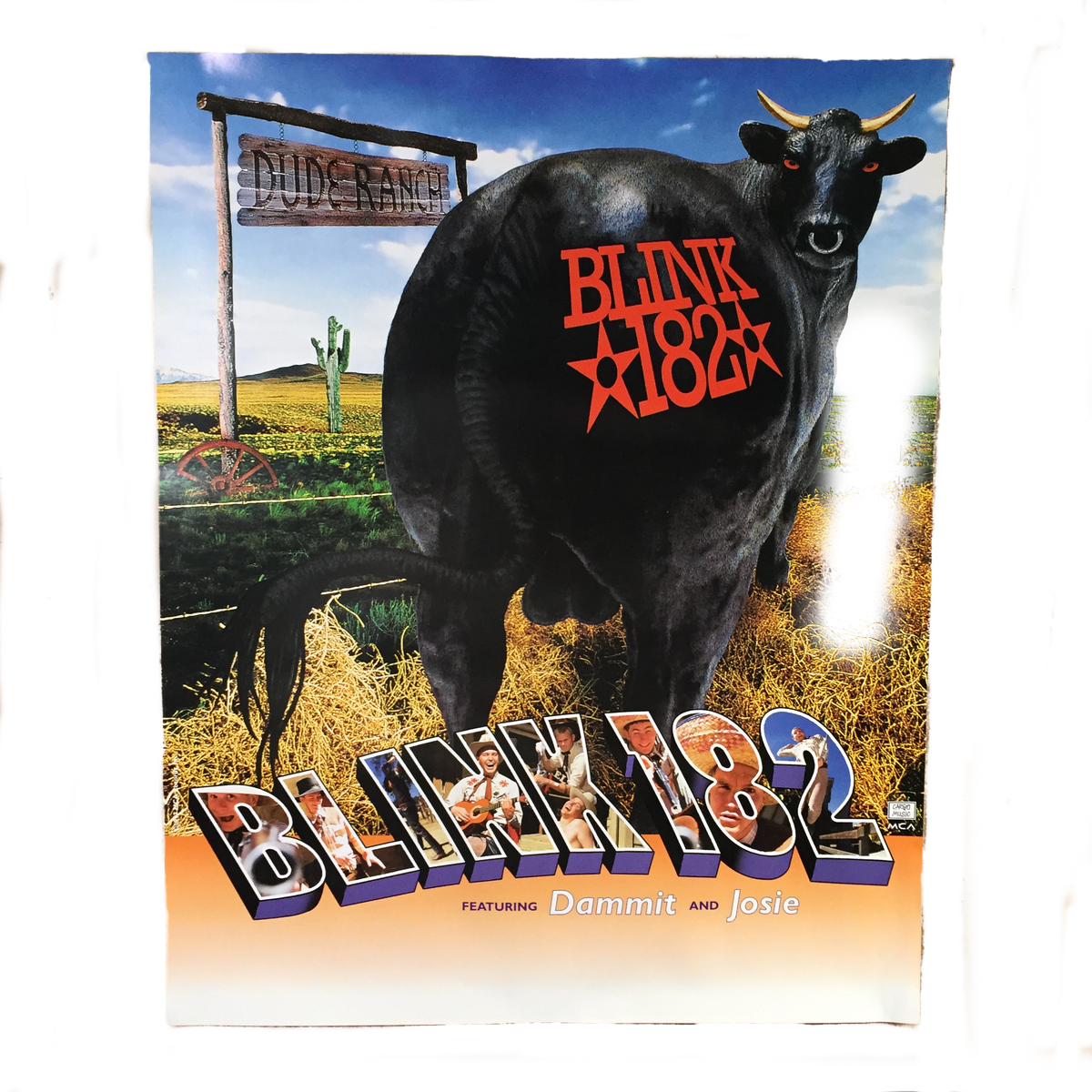 Vintage Blink-182 &quot;Dude Ranch&quot; Promotional Poster