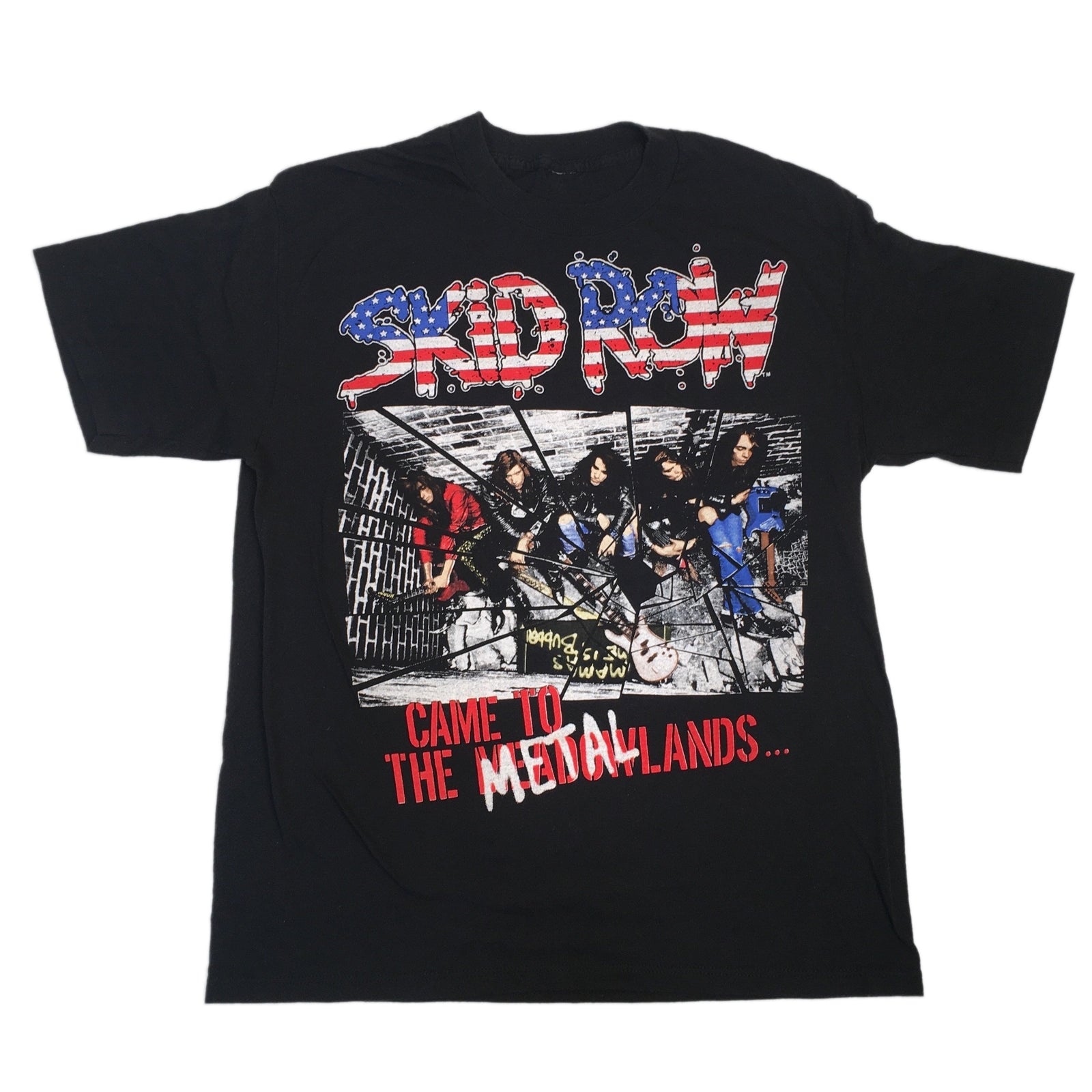 Vintage Skid Row "..Kicked Ass And Split!" T-Shirt - jointcustodydc