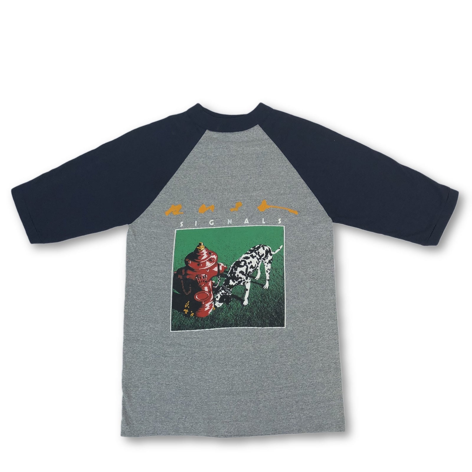 Vintage Rush "Signals New World Tour '82-83" Raglan T-Shirt - jointcustodydc