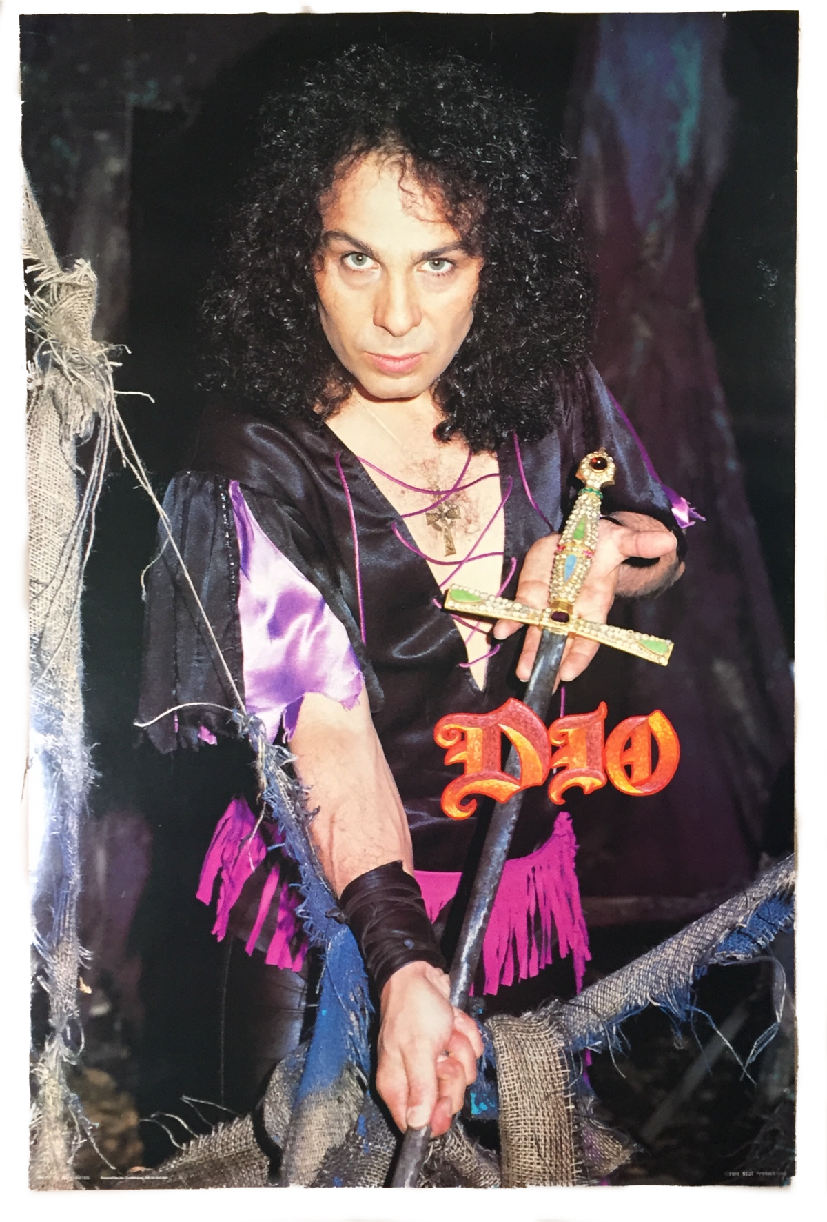 Vintage Dio &quot;Sword&quot; Poster