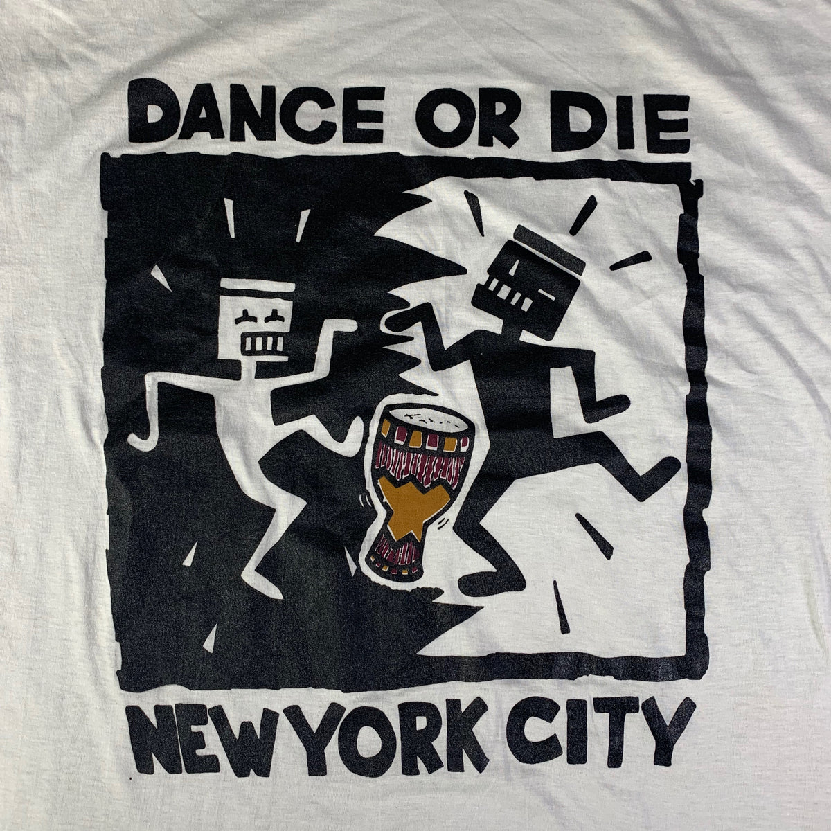 Vintage Keith Haring &quot;Dance Or Die&quot; T-Shirt - jointcustodydc